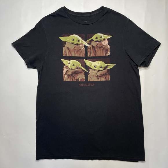 Star Wars The Mandalorian Baby Yoda Graphic T-shirt - Picture 1 of 4